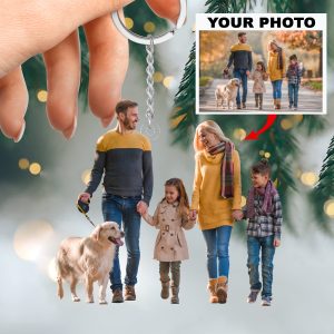 Personalized Keychain - Mother's Day, Father's Day Gift For Mom, Dad, Sisters, Brothers - Custom Your Photo Keychain UPL0KH022