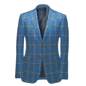 SS25 Linen Blazer in Blue
