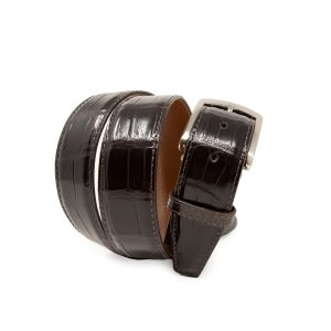 Genuine Glazed USA Alligator - Brown