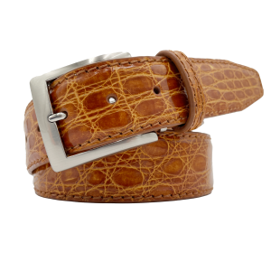 Genuine Caiman Crocodile - Carmel - 40mm