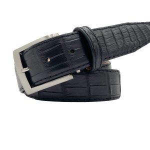 Genuine American Matte Alligator - Black - 40mm