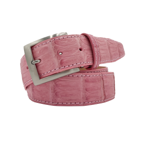 Genuine American Matte Alligator - Pink - 40mm